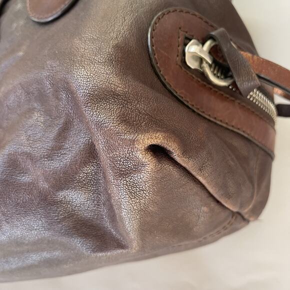 Chloe Chloé kerala Brown Leather Shoulder Bag With Horse Horseshoe Charm - Picture 5 of 16